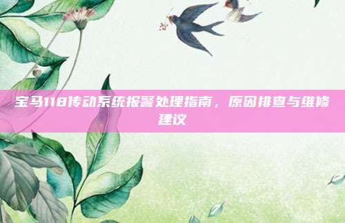 宝马118传动系统报警处理指南,原因排查与维修建议