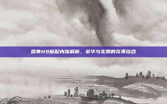 哈弗H9标配内饰解析,豪华与实用的完美结合