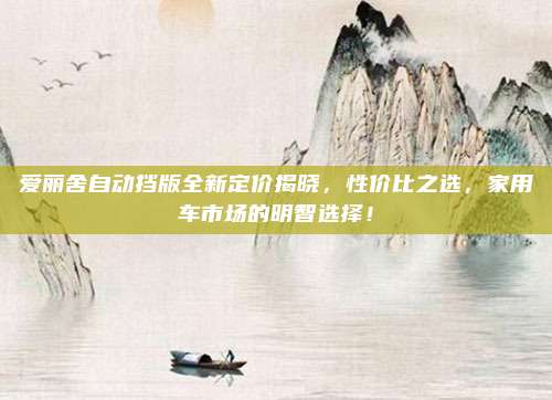 爱丽舍自动挡版全新定价揭晓，性价比之选，家用车市场的明智选择！