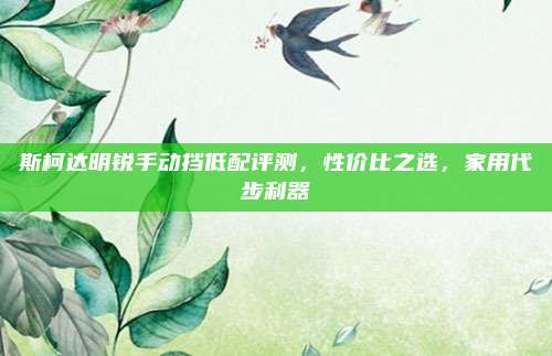 斯柯达明锐手动挡低配评测,性价比之选,家用代步利器