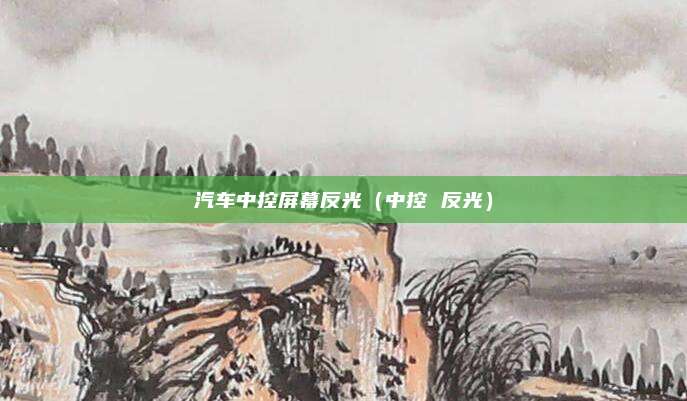 汽车中控屏幕反光(中控 反光)