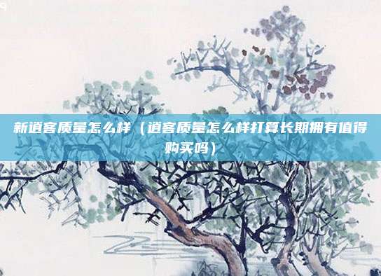 新逍客质量怎么样(逍客质量怎么样打算长期拥有值得购买吗)