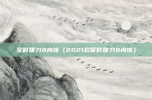 宝时捷718内饰（2021款保时捷718内饰）
