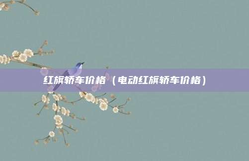 红旗轿车价格（电动红旗轿车价格）