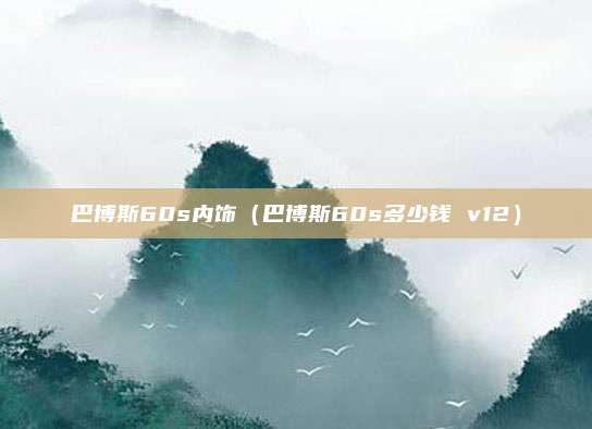 巴博斯60s内饰（巴博斯60s多少钱 v12）