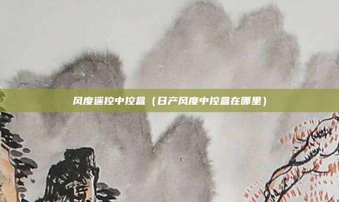 风度遥控中控盒（日产风度中控盒在哪里）