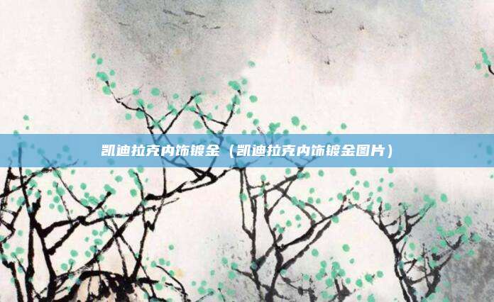 凯迪拉克内饰镀金(凯迪拉克内饰镀金图片)