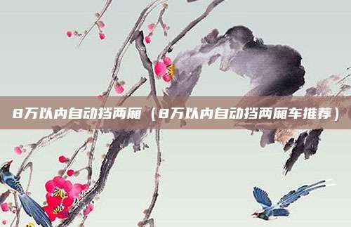 8万以内自动挡两厢（8万以内自动挡两厢车推荐）