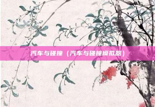 汽车与碰撞（汽车与碰撞模拟器）