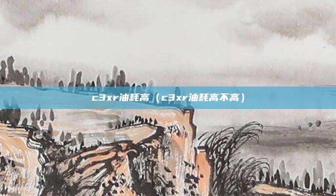 c3xr油耗高（c3xr油耗高不高）
