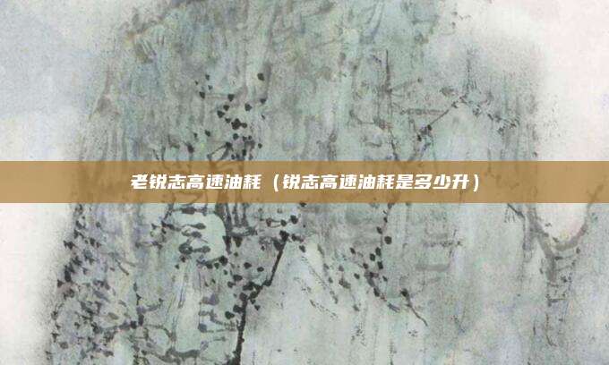 老锐志高速油耗（锐志高速油耗是多少升）