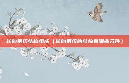 转向系统结构组成（转向系统的结构有哪些元件）