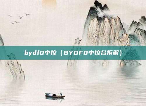 bydf0中控(BYDF0中控台拆解)