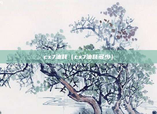 cx7油耗（cx7油耗多少）