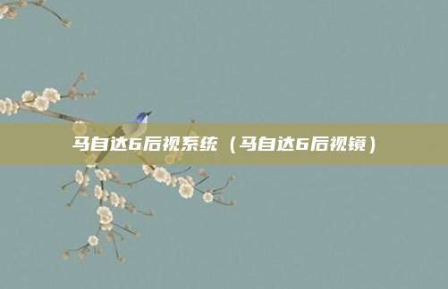 马自达6后视系统（马自达6后视镜）
