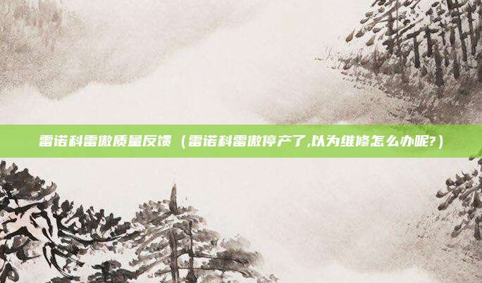 雷诺科雷傲质量反馈（雷诺科雷傲停产了,以为维修怎么办呢?）