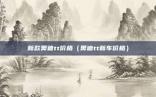 新款奥迪tt价格（奥迪tt新车价格）