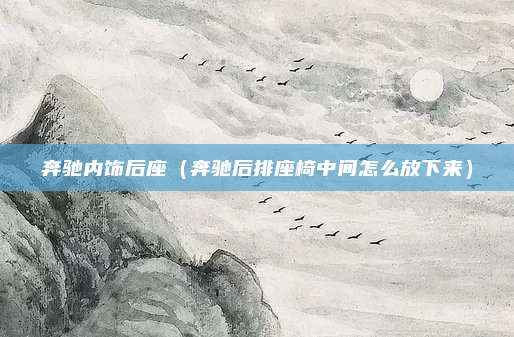 奔驰内饰后座（奔驰后排座椅中间怎么放下来）
