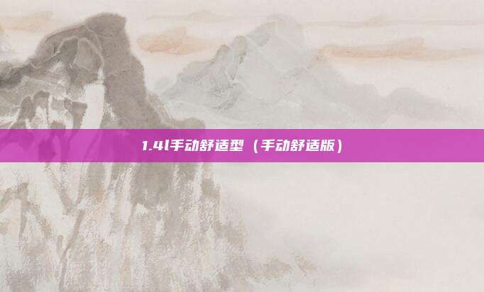 1.4l手动舒适型（手动舒适版）