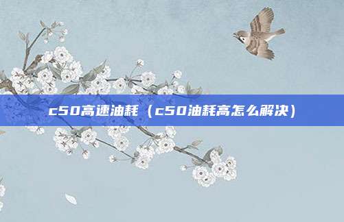 c50高速油耗（c50油耗高怎么解决）