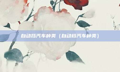 自动挡汽车种类（自动档汽车种类）