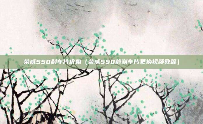 荣威550刹车片价格（荣威550前刹车片更换视频教程）