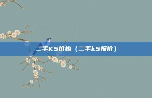 二手K5价格（二手k5报价）