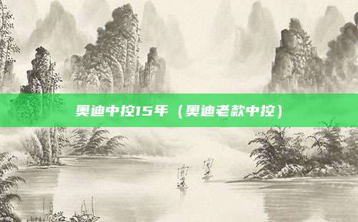 奥迪中控15年（奥迪老款中控）