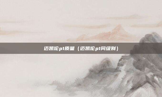 迈凯伦p1质量（迈凯伦p1同级别）