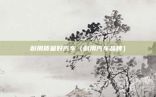 耐用质量好汽车（耐用汽车品牌）