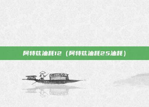 阿特兹油耗12（阿特兹油耗25油耗）