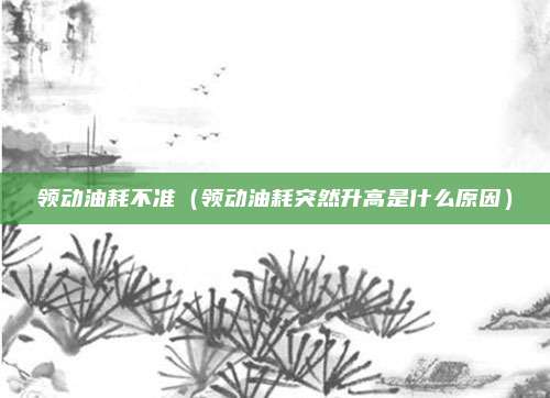 领动油耗不准（领动油耗突然升高是什么原因）