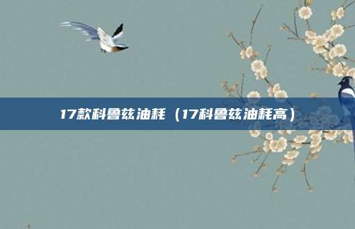 17款科鲁兹油耗（17科鲁兹油耗高）