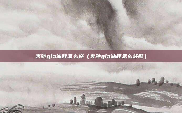 奔驰gla油耗怎么样（奔驰gla油耗怎么样啊）
