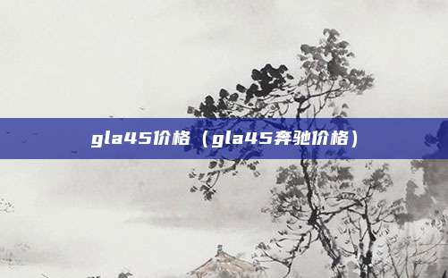 gla45价格(gla45奔驰价格)