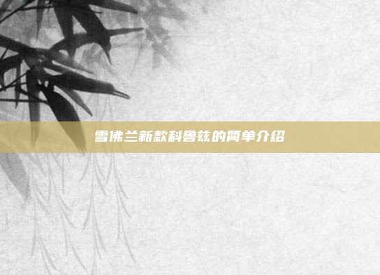 雪佛兰新款科鲁兹的简单介绍