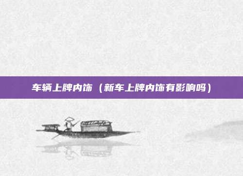 车辆上牌内饰（新车上牌内饰有影响吗）