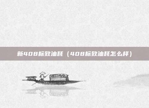 新408标致油耗（408标致油耗怎么样）