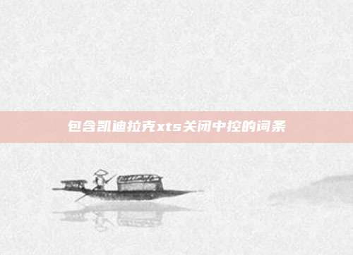 包含凯迪拉克xts关闭中控的词条