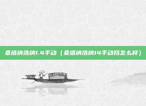 桑塔纳浩纳1.4手动（桑塔纳浩纳14手动挡怎么样）