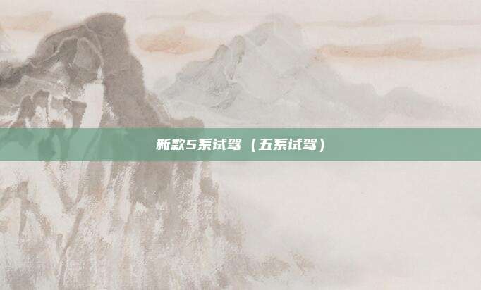 新款5系试驾(五系试驾)