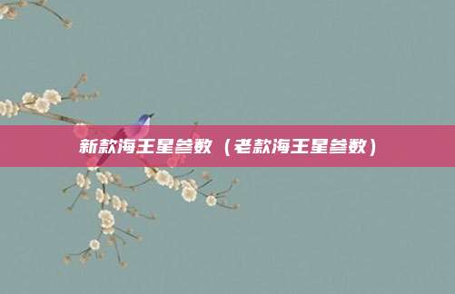 新款海王星参数（老款海王星参数）