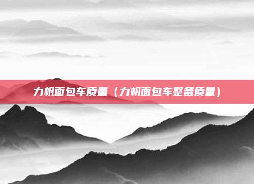 力帆面包车质量(力帆面包车整备质量)