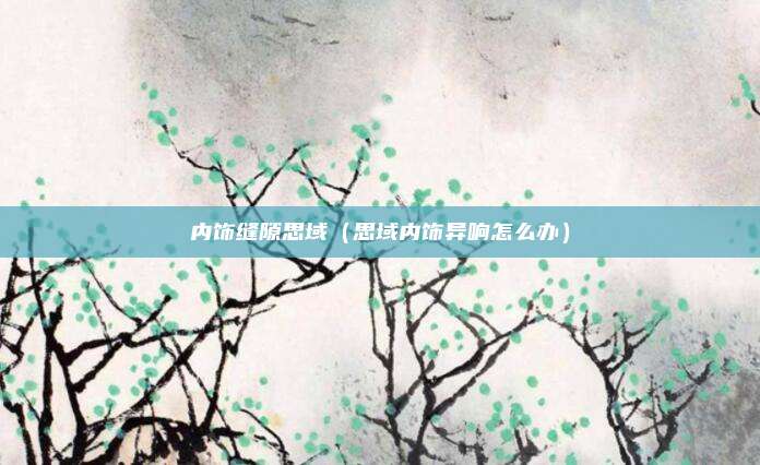 内饰缝隙思域(思域内饰异响怎么办)