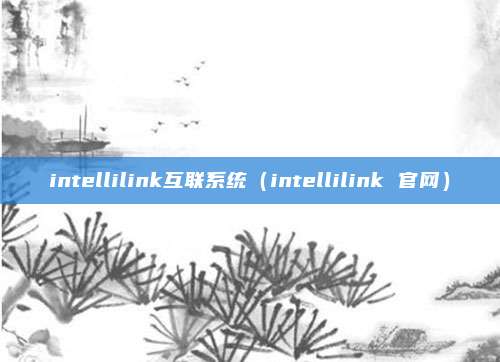 intellilink互联系统（intellilink 官网）