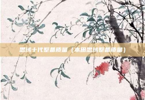 思域十代整备质量（本田思域整备质量）