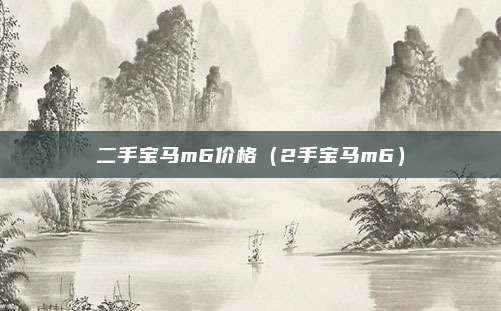 二手宝马m6价格（2手宝马m6）