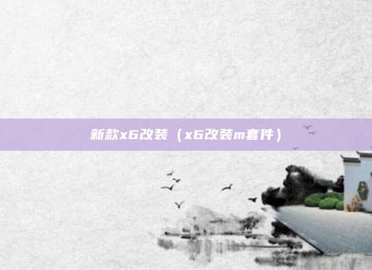 新款x6改装(x6改装m套件)