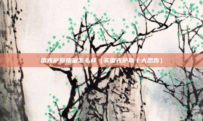 雷克萨斯质量怎么样(买雷克萨斯十大忠告)
