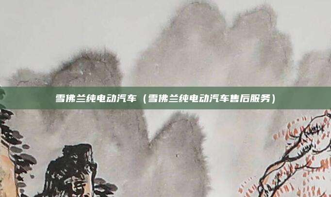 雪佛兰纯电动汽车（雪佛兰纯电动汽车售后服务）